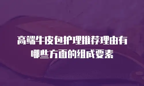 高端牛皮包护理推荐理由有哪些方面的组成要素
