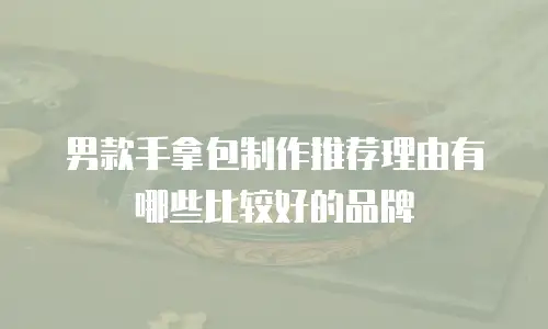 男款手拿包制作推荐理由有哪些比较好的品牌