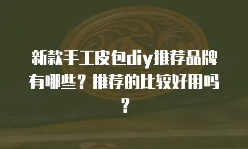 新款手工皮包diy推荐品牌有哪些？推荐的比较好用吗？
