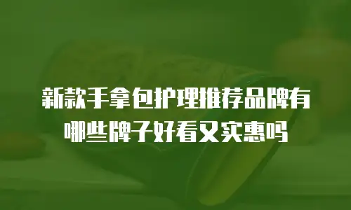 新款手拿包护理推荐品牌有哪些牌子好看又实惠吗