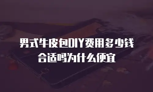 男式牛皮包DIY费用多少钱合适吗为什么便宜