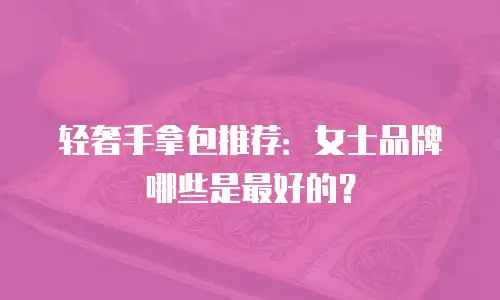 轻奢手拿包推荐：女士品牌哪些是最好的？