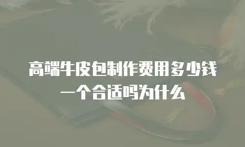 高端牛皮包制作费用多少钱一个合适吗为什么