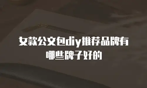 女款公文包diy推荐品牌有哪些牌子好的