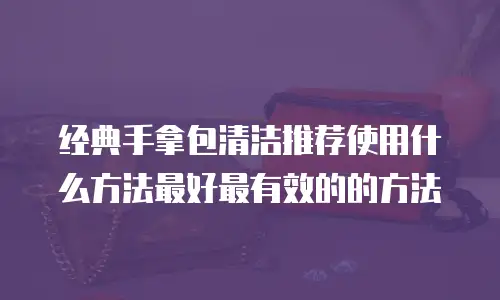经典手拿包清洁推荐使用什么方法最好最有效的的方法