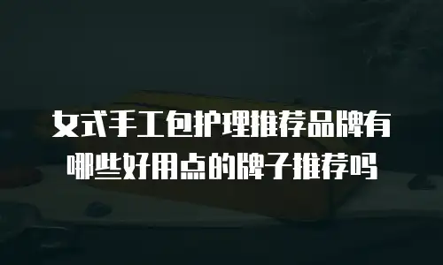 女式手工包护理推荐品牌有哪些好用点的牌子推荐吗