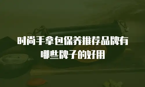 时尚手拿包保养推荐品牌有哪些牌子的好用