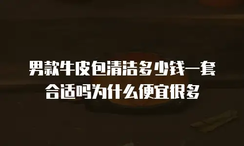 男款牛皮包清洁多少钱一套合适吗为什么便宜很多