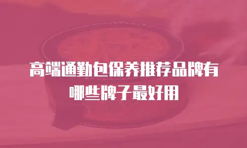 高端通勤包保养推荐品牌有哪些牌子最好用