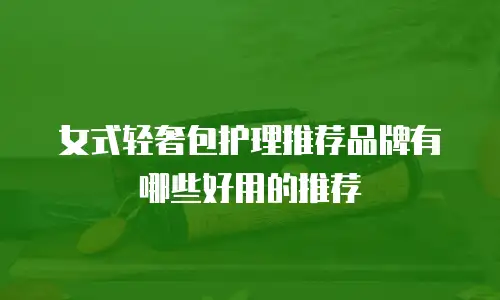 女式轻奢包护理推荐品牌有哪些好用的推荐