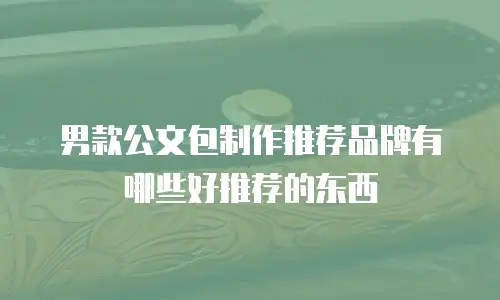 男款公文包制作推荐品牌有哪些好推荐的东西