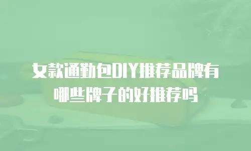 女款通勤包DIY推荐品牌有哪些牌子的好推荐吗