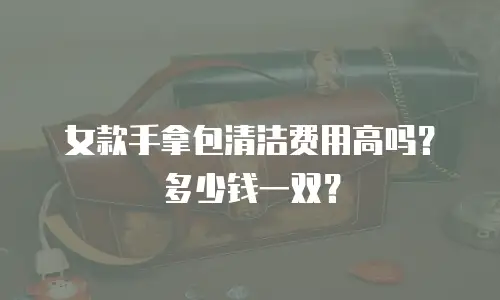 女款手拿包清洁费用高吗？多少钱一双？