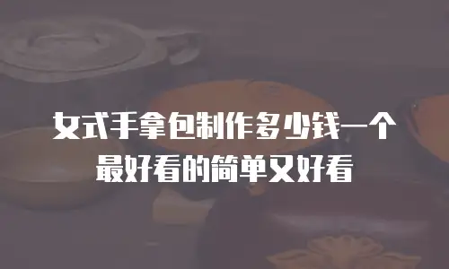 女式手拿包制作多少钱一个最好看的简单又好看