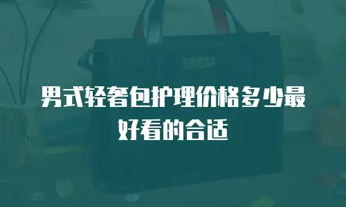 男式轻奢包护理价格多少最好看的合适
