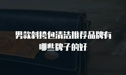 男款斜挎包清洁推荐品牌有哪些牌子的好