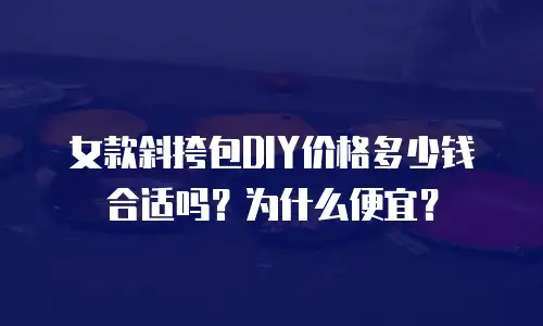 女款斜挎包DIY价格多少钱合适吗？为什么便宜？