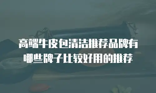 高端牛皮包清洁推荐品牌有哪些牌子比较好用的推荐