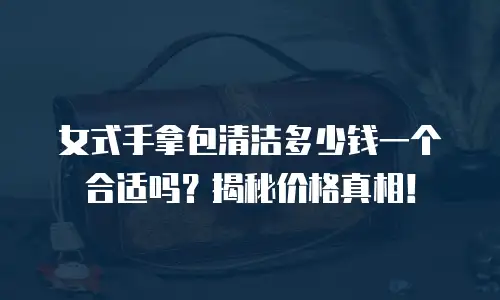 女式手拿包清洁多少钱一个合适吗？揭秘价格真相！