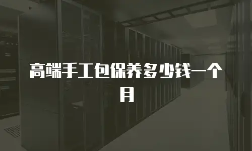 高端手工包保养多少钱一个月