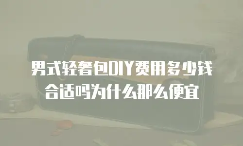 男式轻奢包DIY费用多少钱合适吗为什么那么便宜