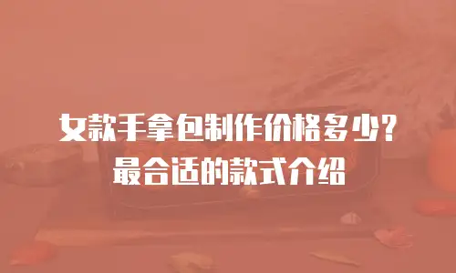 女款手拿包制作价格多少？最合适的款式介绍