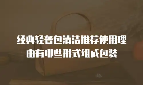 经典轻奢包清洁推荐使用理由有哪些形式组成包装
