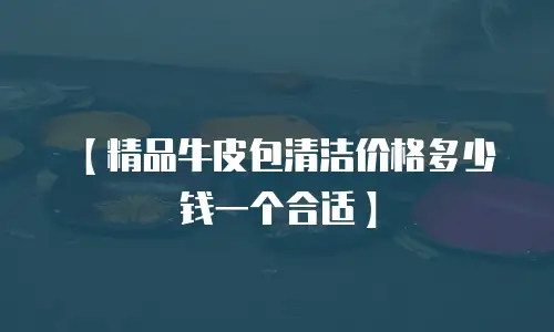 【精品牛皮包清洁价格多少钱一个合适】