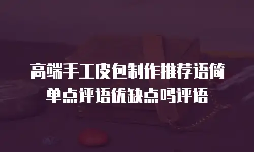 高端手工皮包制作推荐语简单点评语优缺点吗评语