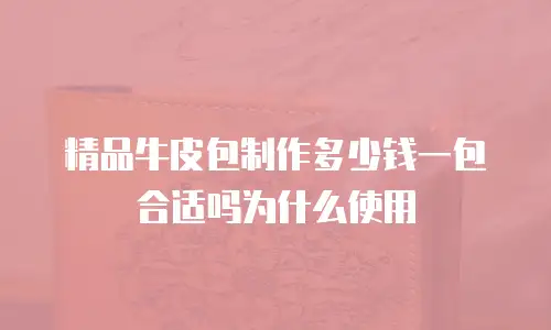 精品牛皮包制作多少钱一包合适吗为什么使用