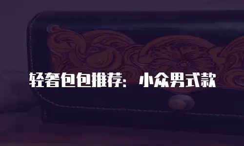 轻奢包包推荐：小众男式款