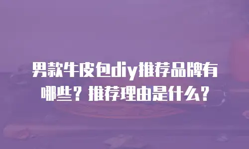 男款牛皮包diy推荐品牌有哪些？推荐理由是什么？