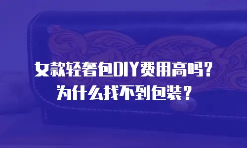 女款轻奢包DIY费用高吗？为什么找不到包装？