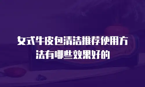 女式牛皮包清洁推荐使用方法有哪些效果好的