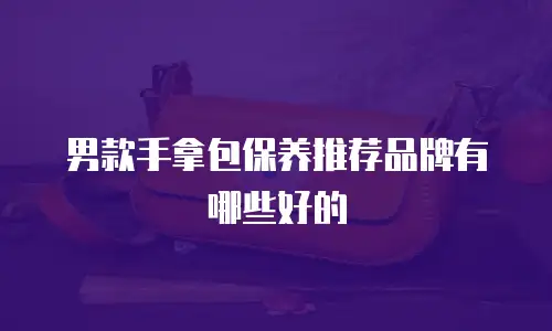 男款手拿包保养推荐品牌有哪些好的