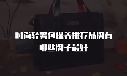时尚轻奢包保养推荐品牌有哪些牌子最好