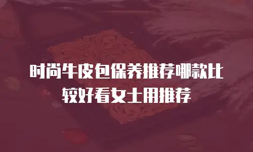 时尚牛皮包保养推荐哪款比较好看女士用推荐