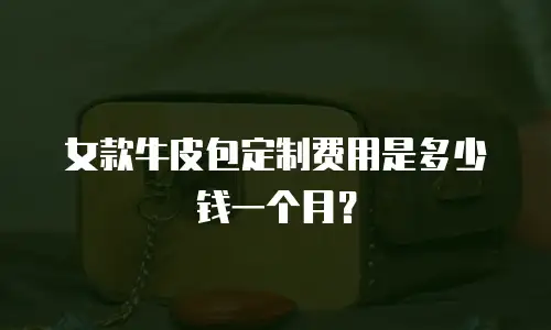 女款牛皮包定制费用是多少钱一个月？