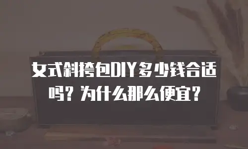 女式斜挎包DIY多少钱合适吗？为什么那么便宜？