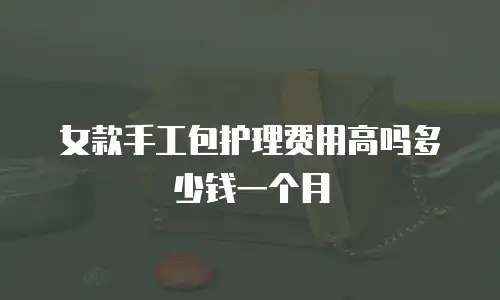 女款手工包护理费用高吗多少钱一个月
