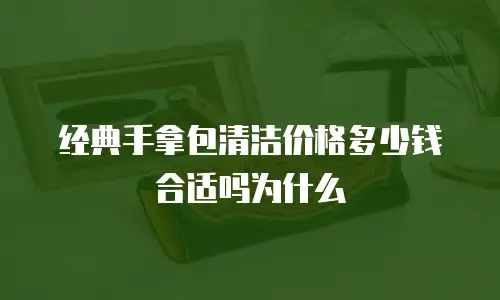 经典手拿包清洁价格多少钱合适吗为什么