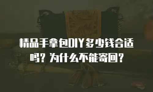 精品手拿包DIY多少钱合适吗？为什么不能寄回？