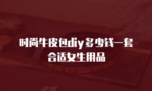 时尚牛皮包diy多少钱一套合适女生用品