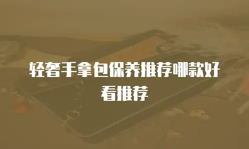 轻奢手拿包保养推荐哪款好看推荐