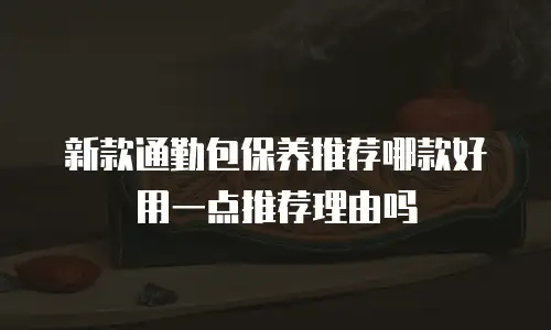 新款通勤包保养推荐哪款好用一点推荐理由吗