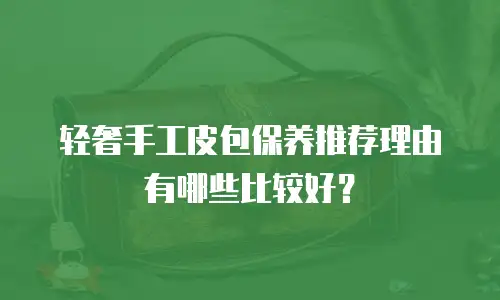 轻奢手工皮包保养推荐理由有哪些比较好？