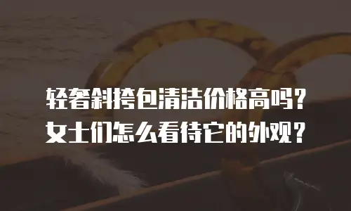 轻奢斜挎包清洁价格高吗？女士们怎么看待它的外观？
