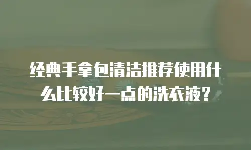经典手拿包清洁推荐使用什么比较好一点的洗衣液？