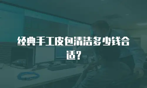 经典手工皮包清洁多少钱合适？