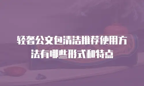 轻奢公文包清洁推荐使用方法有哪些形式和特点